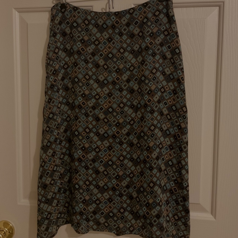 Geometric Patterned Women's Skirt